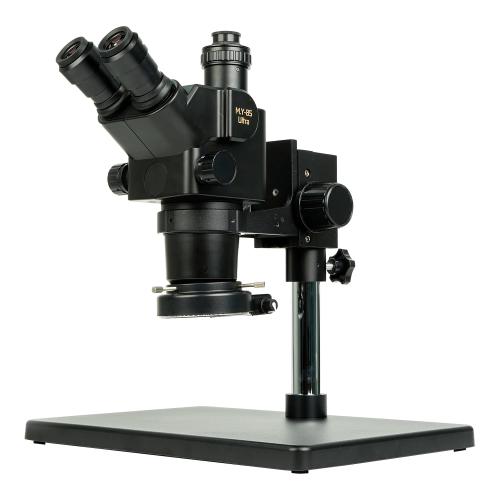 MICROSCOPIO M.Y 85 ULTRA TRINOCULARE 6.3-68X CON INTERFACCIA 0.4CTV - NERO