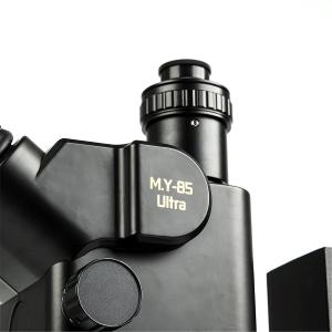 MICROSCOPIO M.Y 85 ULTRA TRINOCULARE 6.3-68X CON INTERFACCIA 0.4CTV - NERO