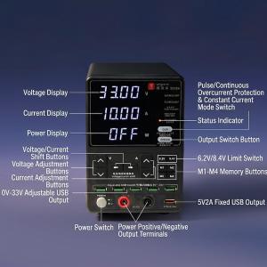 ALIMENTATORE DA BANCO YCS 3310A 33V / 10A