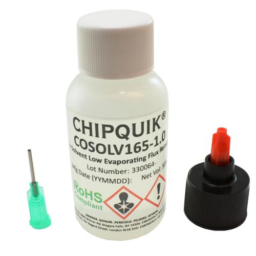 DETERGENTE CHIPQUIK COSOLV165 RIMUOVI FLUSSANTE 30ml A BASSA EVAPORAZIONE