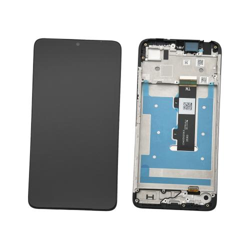 PANTALLA LCD PARA MOTOROLA XT2535-13 MOTO G06 POWER NEGRO CON MARCO 5D68C31392