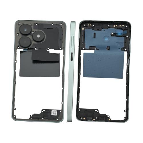 COVER CENTRALE PER HONOR X5C PLUS 4G NLA-LX1 VERDE / OCEAN CYAN 9707ACHY - SERVICE PACK