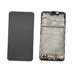 DISPLAY LCD FOR SAMSUNG A175F A17 4G BLACK WITH FRAME GH82-38527A - SERVICE PACK