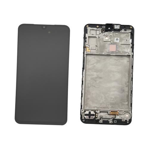 DISPLAY LCD FOR SAMSUNG A175F A17 4G BLACK WITH FRAME GH82-38527A - SERVICE PACK