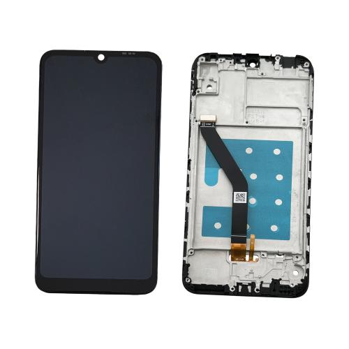 BILDSCHIRM LCD FUR HUAWEI Y6 2019 / Y6S / HONOR 8A SCHWARZ MIT RAHMEN