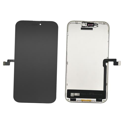 BILDSCHIRM LCD FUR IPHONE 16 PRO MAX SCHWARZ (SOFT OLED ZY IC Austauschbar)