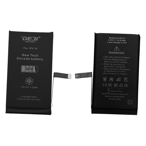 AKKU FUR IPHONE 14 (DEJI) SELBDIAGNOSTIZIEBAR ERHOHT 3610mAh