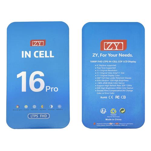 PANTALLA LCD PARA IPHONE 16 PRO (INCELL ZY LTPS IC Cambiable) 120Hz