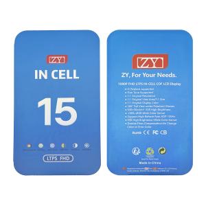 PANTALLA LCD PARA IPHONE 15 NEGRO (INCELL ZY LTPS IC Cambiable) 