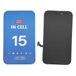 PANTALLA LCD PARA IPHONE 15 NEGRO (INCELL ZY LTPS IC Cambiable) 
