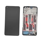 BILDSCHIRM LCD FUR OPPO RENO 8 LITE / RENO 6 Z / RENO 7 Z SCHWARZ MIT RAHAMEN (AMOLED) 