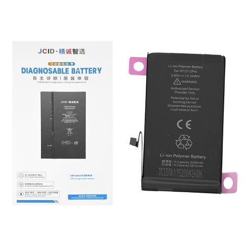 BATTERIE POUR IPHONE 12 / 12 PRO (JCID) AUTODIAGNOSTICABLE AUGMENTE 3200mAh