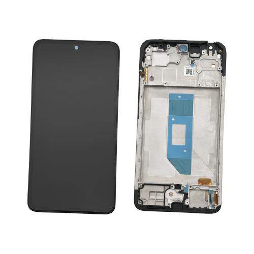 BILDSCHIRM LCD FUR XIAOMI REDMI NOTE 14 4G 24117RN76E SCHWARZ / MIDNIGHT BLACK MIT RAHMEN (EU VERSION) 56000700O7E00 - SERVICE PACK