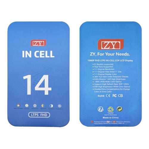 DISPLAY LCD FOR IPHONE 14 BLACK (INCELL ZY-LTPS IC Exchangeable)