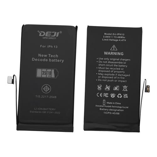 AKKU FUR IPHONE 13 (DEJI) SELBDIAGNOSTIZIEBAR ERHOHT 3510mAh