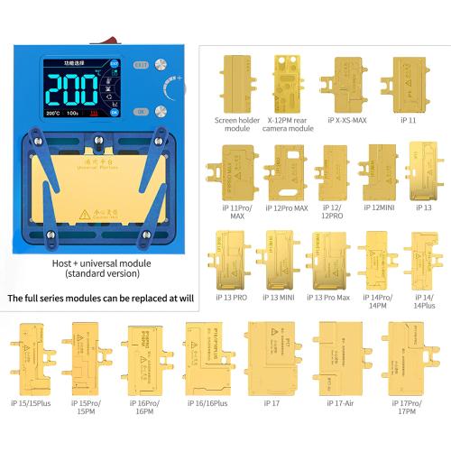 PRERISCALDATORE DISSALDANTE AIXUN IHEATER PRO 4a GENERAZIONE + KIT MODULI IPHONE X - 17 SERIES