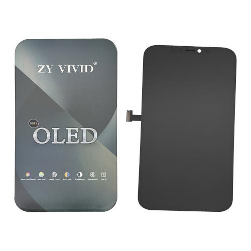DISPLAY LCD FOR IPHONE 12 PRO MAX BLACK (SOFT OLED ZY IC Exchangeable)