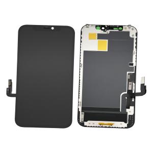 BILDSCHIRM LCD FUR IPHONE 12 / 12 PRO SCHWARZ (HARD OLED ZY IC Austauschbar)