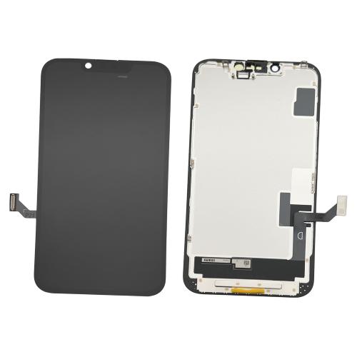 BILDSCHIRM LCD FUR IPHONE 14 SCHWARZ (HARD OLED ZY IC Austauschbar)