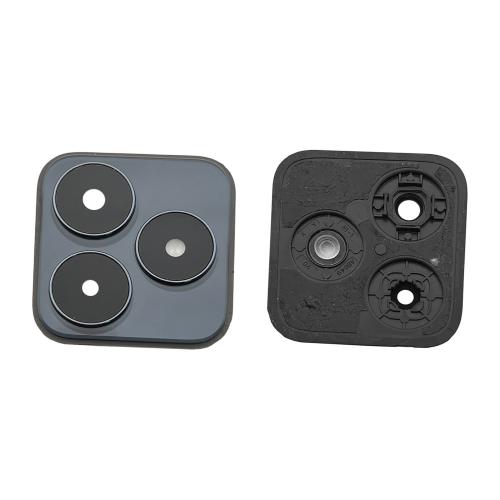 VETRO FOTOCAMERA POSTERIORE PER REALME C53 4G RMX3760 NERO / MIGHTY BLACK 