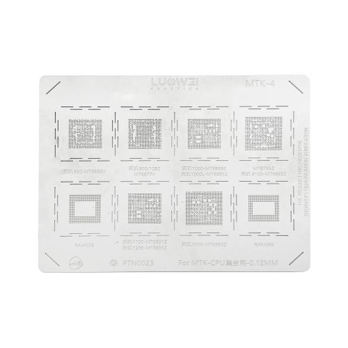 STENCIL PER REBALLING IC CHIP LUOWEI MTK-4 PTN0023
