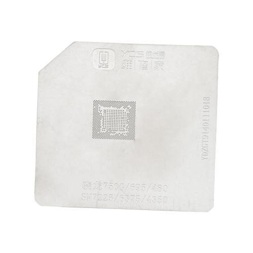 STENCIL PER REBALLING IC CHIP YCS PER CPU QUALCOMM SNAPDRAGON 750G / 695 / 480