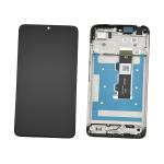 DISPLAY LCD PER MOTOROLA XT2535-3 MOTO G06 4G NERO CON FRAME 5D68C31263