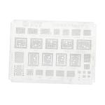 STENCIL PER REBALLING IC CHIP YCS PER CPU SET 01 APPLE SERIE 8-16