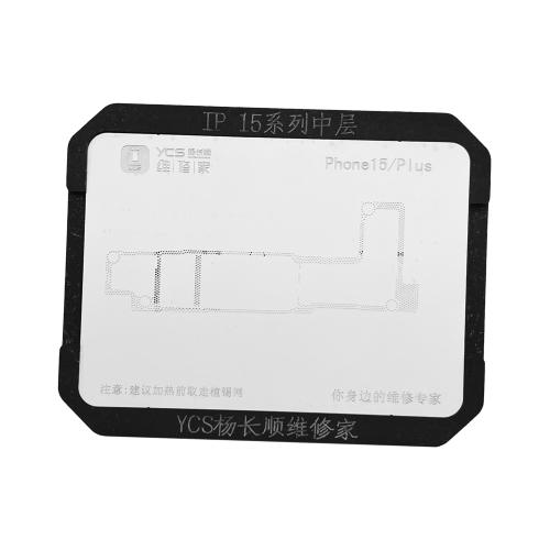 PIATTAFORMA REBALLING PCB YCS PER IPHONE 15 / 15 PLUS /15 PRO / 15 PRO MAX