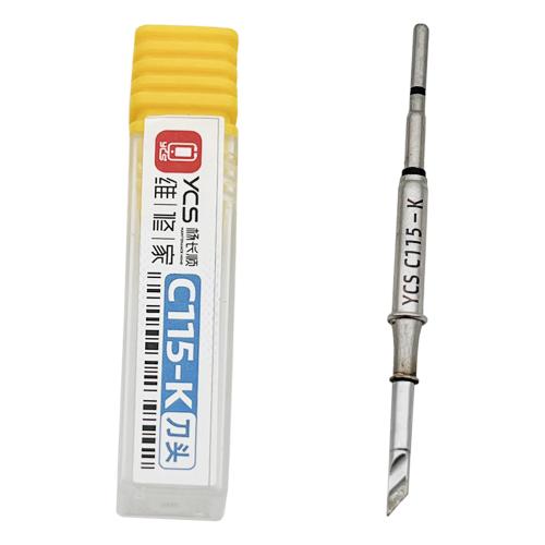 PUNTA PER STAZIONE SALDANTE YCS C115-K A COLTELLO