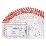 PAD MAGNETICO CON SCHEMATIC VITI PER IPHONE X - 15PM MAANT (12PZ) 