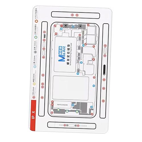 PAD MAGNETICO CON SCHEMATIC VITI PER IPHONE X / XR MAANT