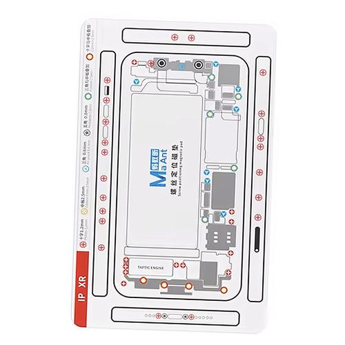 PAD MAGNETICO CON SCHEMATIC VITI PER IPHONE X / XR MAANT