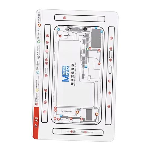 PAD MAGNETICO CON SCHEMATIC VITI PER IPHONE XS / XS MAX MAANT