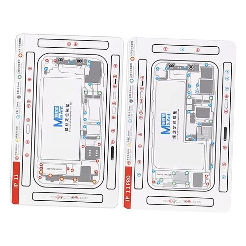 PAD MAGNETICO CON SCHEMATIC VITI PER IPHONE 11 / 11 PRO MAANT