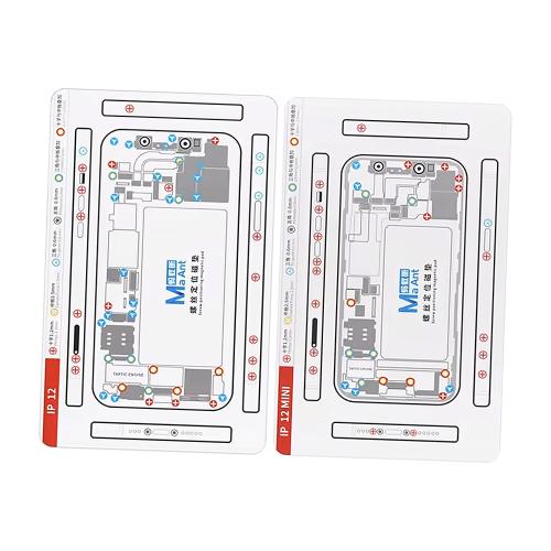 PAD MAGNETICO CON SCHEMATIC VITI PER IPHONE 12 / 12 MINI MAANT