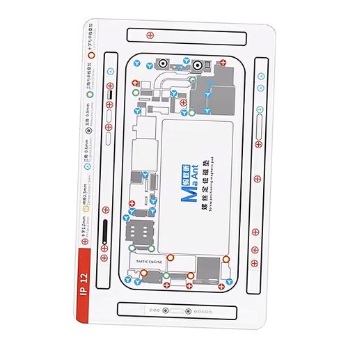 PAD MAGNETICO CON SCHEMATIC VITI PER IPHONE 12 / 12 MINI MAANT