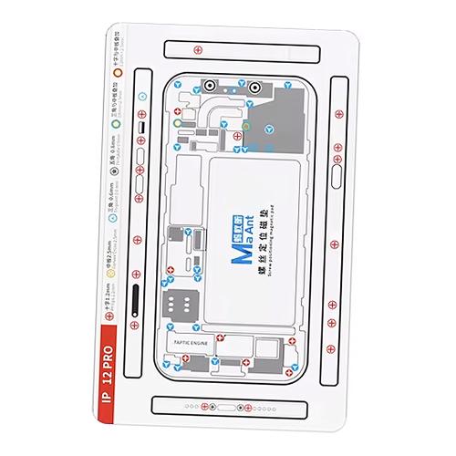 PAD MAGNETICO CON SCHEMATIC VITI PER IPHONE 12 PRO / 12 PRO MAX MAANT