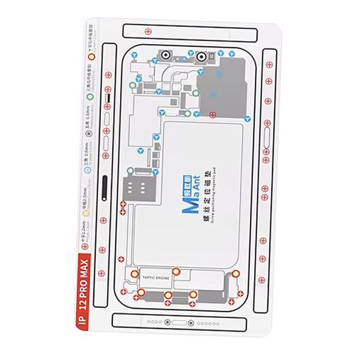 PAD MAGNETICO CON SCHEMATIC VITI PER IPHONE 12 PRO / 12 PRO MAX MAANT