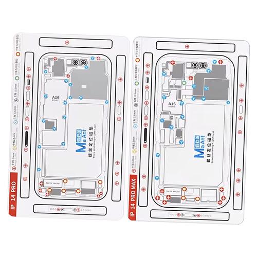 PAD MAGNETICO CON SCHEMATIC VITI PER IPHONE 14 PRO / 14 PRO MAX MAANT