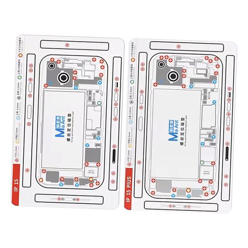 PAD MAGNETICO CON SCHEMATIC VITI PER IPHONE 15 / 15 PLUS + MAANT