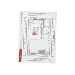 PAD MAGNETICO CON SCHEMATIC VITI PER IPHONE X / XR YCS