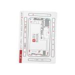 PAD MAGNETICO CON SCHEMATIC VITI PER IPHONE XS / XS MAX YCS