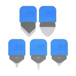 ATTREZZO DI APERTURA CON LAMA MAANT M074 (SET 5PZ) PER SMONTAGGIO LCD / BACK COVER / BATTERIA SMARTPHONES