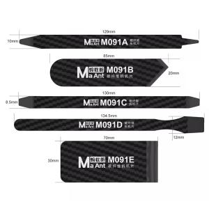 KIT ATTREZZO DI APERTURA FIBRA DI CARBONIO MAANT M091 DISASSEMBLER (5 PZ)