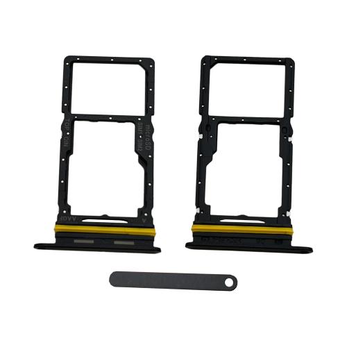 CARRELLO SIM A175F A17 4G / A176B A17 5G NERO (DUAL SIM / SIM1 + MICRO SD) GH98-50471A