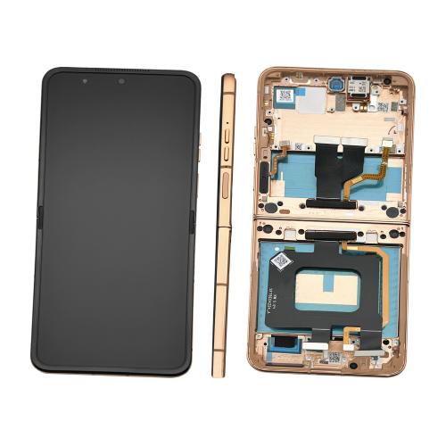 PANTALLA LCD PARA MOTOROLA XT2451 MOTO RAZR 50 ULTRA ROSA / PEACH FUZZ CON MARCO 5D68C24597