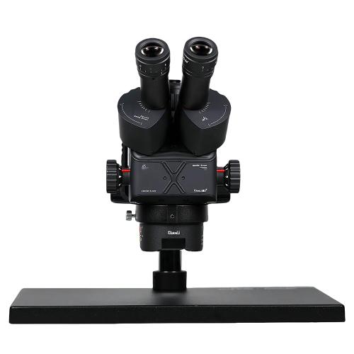 MICROSCOPIO QIANLI GORILLA 6558 TRINOCULARE 6.5-58X CON LENTE BARLOW 0.7X E TERMOCAMERA X256 - NERO (2025 EDITION)