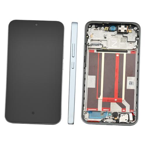 PANTALLA LCD PARA OPPO RENO14 F 5G / RENO14 FS 5G CPH2743 AZUL / OPAL BLUE CON MARCO 621029000593 - SERVICE PACK