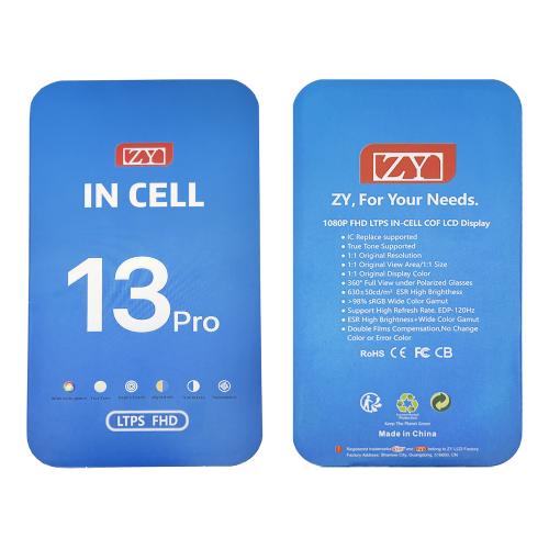 DISPLAY LCD FOR IPHONE 13 PRO BLACK (INCELL ZY LTPS IC Exchangeable) 